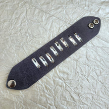 Indigo baguette crystal cuff