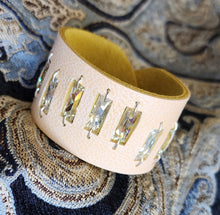 Lemon Meringue baguette crystal cuff