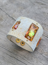 Sunset rectangle crystal cuff