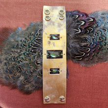 Vintage Gold rectangle cuff