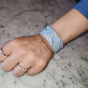 Bayou rivet cuff by Robert Palazzolo