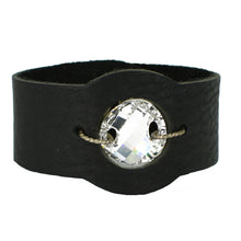 Petite Black crystal cuff