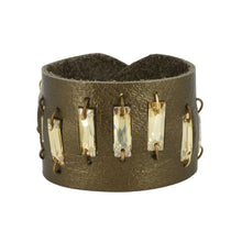 Oro baguette crystal cuff
