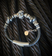 Licorice Piccola leather cord bracelet