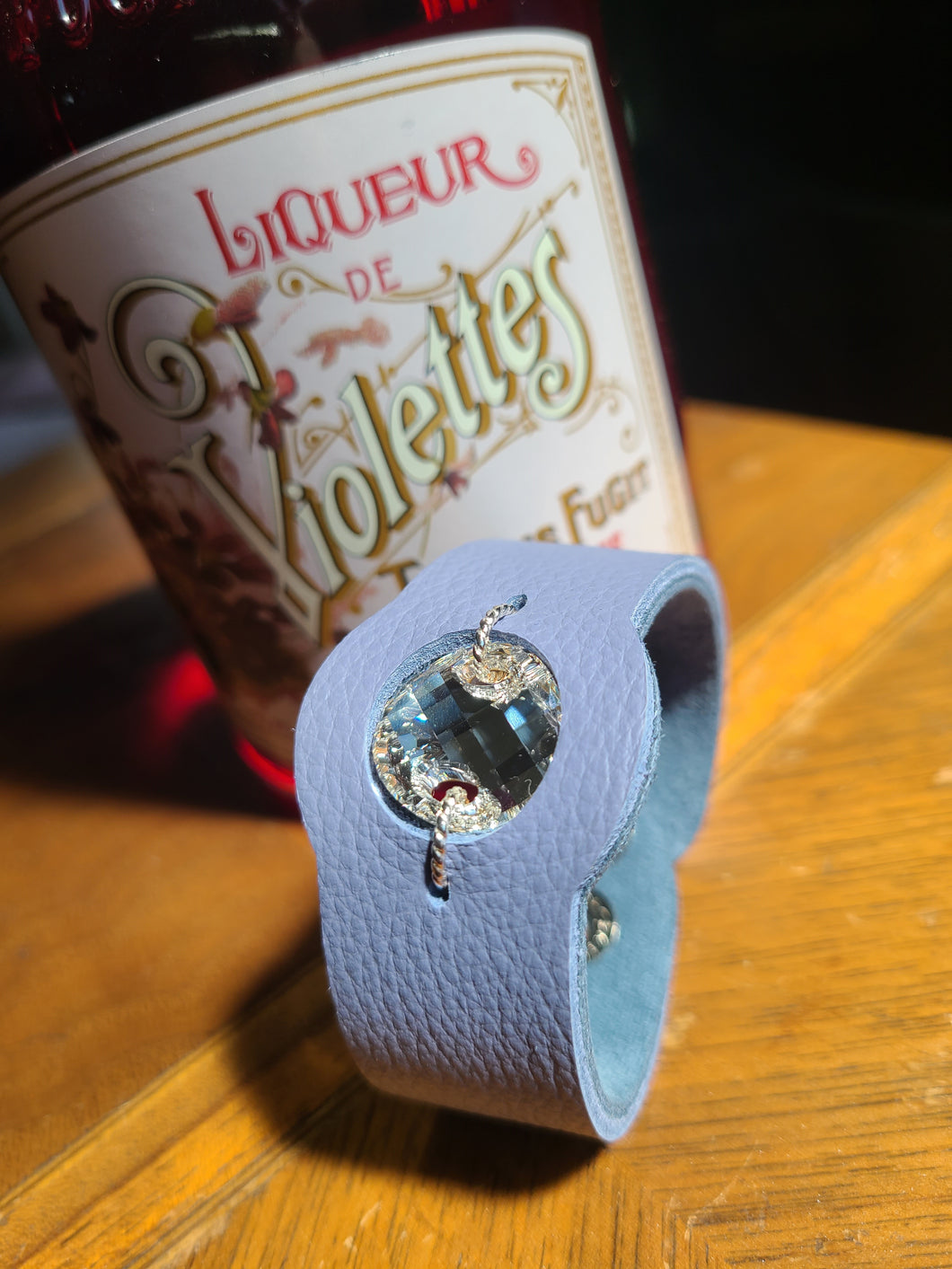 Petite Violet crystal cuff