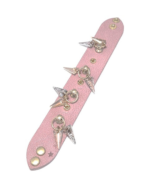 Pink Chandelier crystal bracelet